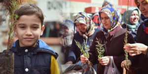 Çan’da binlerce fidan dağıtıldı