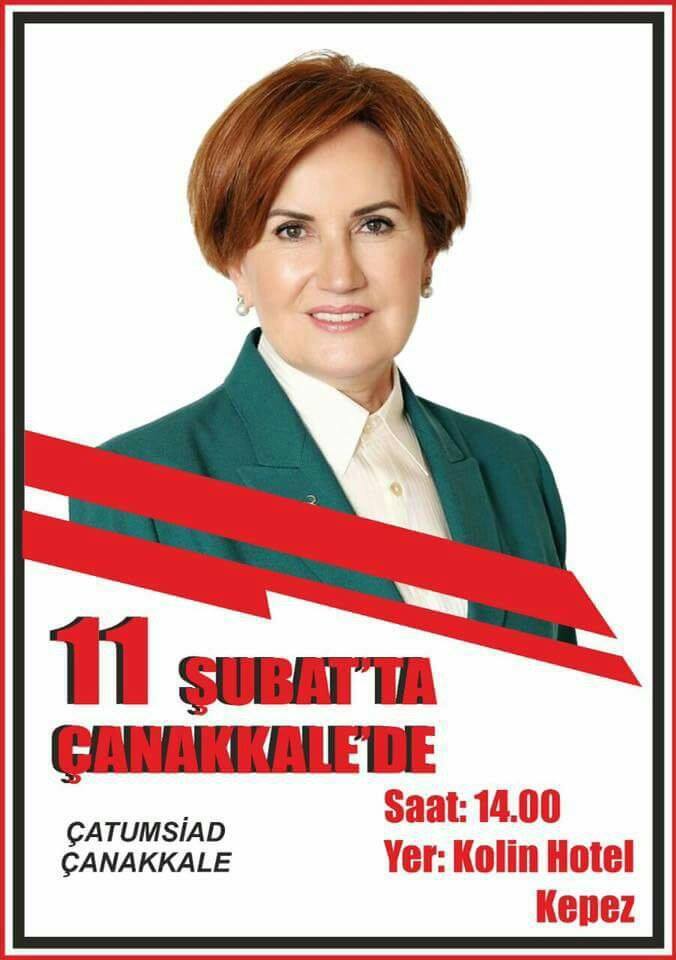 Akşener Çanakkale’ye Geliyor MHP