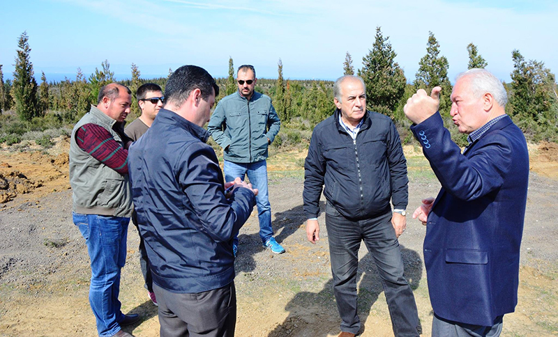 Lapseki’de doğalgaz çalışmaları sürüyor