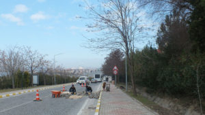 Kampüs Yol Çalışmaları Devam Ediyor