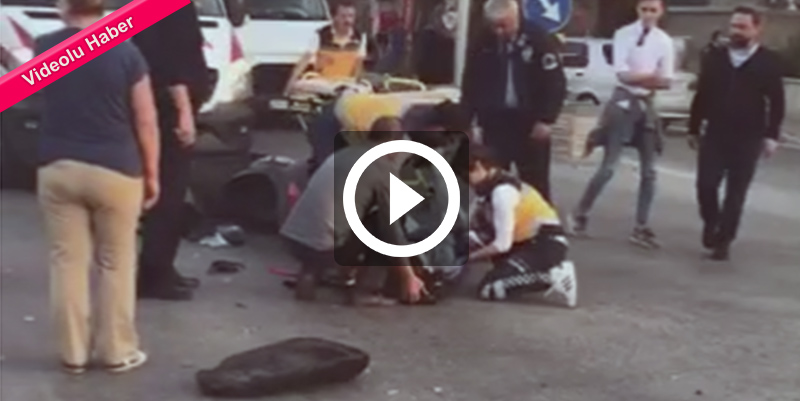 Atatürk Caddesinde Yaralanmalı Kaza