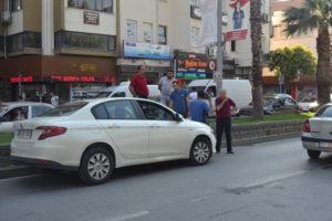 Demircioğlu Caddesi’nde Trafik Kazası