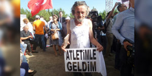 “Atletimle geldim”