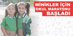 MİNİKLER İÇİN OKUL MARATONU BAŞLADI