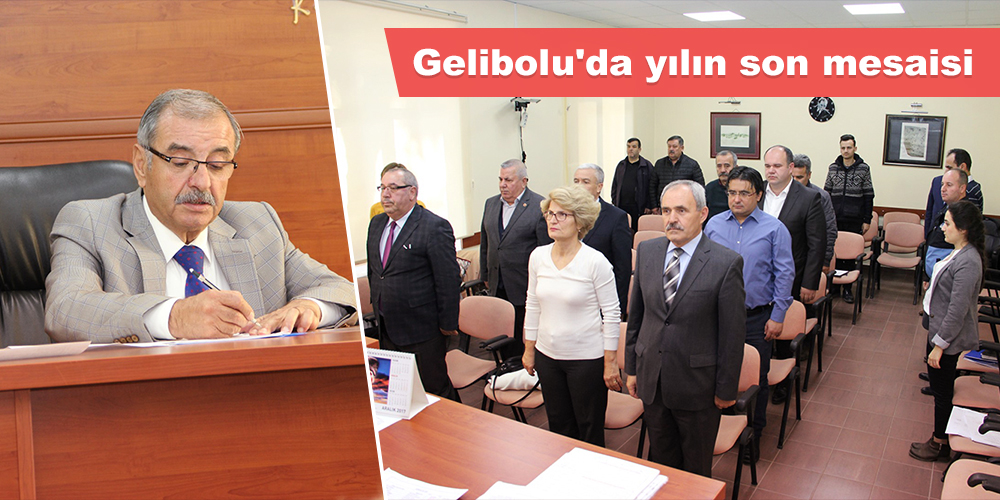 Gelibolu Belediye Meclisinin Aralık