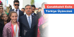 Çanakkaleli Esila Türkiye Üçüncüsü