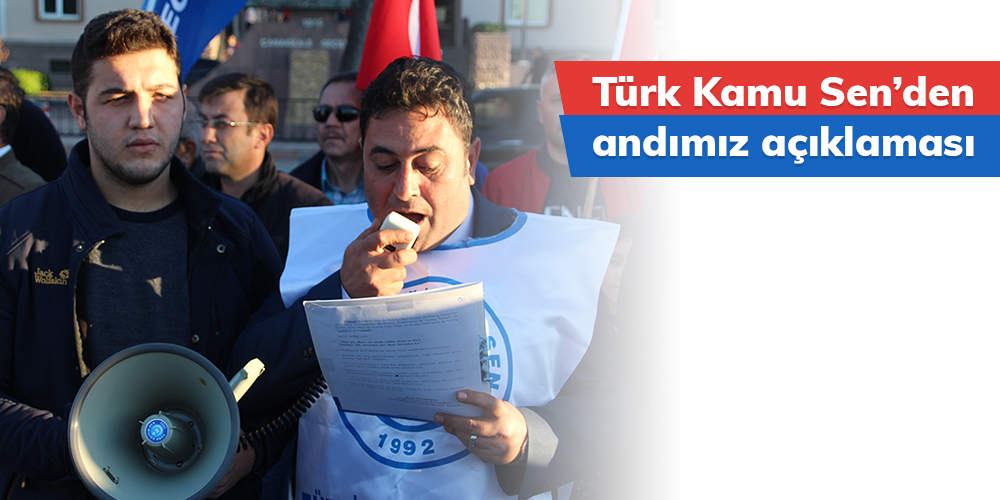 Türk Kamu Sen, andımız
