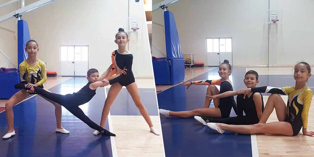 Çanakkale Belediyespor’lu cimnastikçiler küçükler