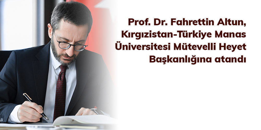 Prof. Dr. Fahrettin Altun,