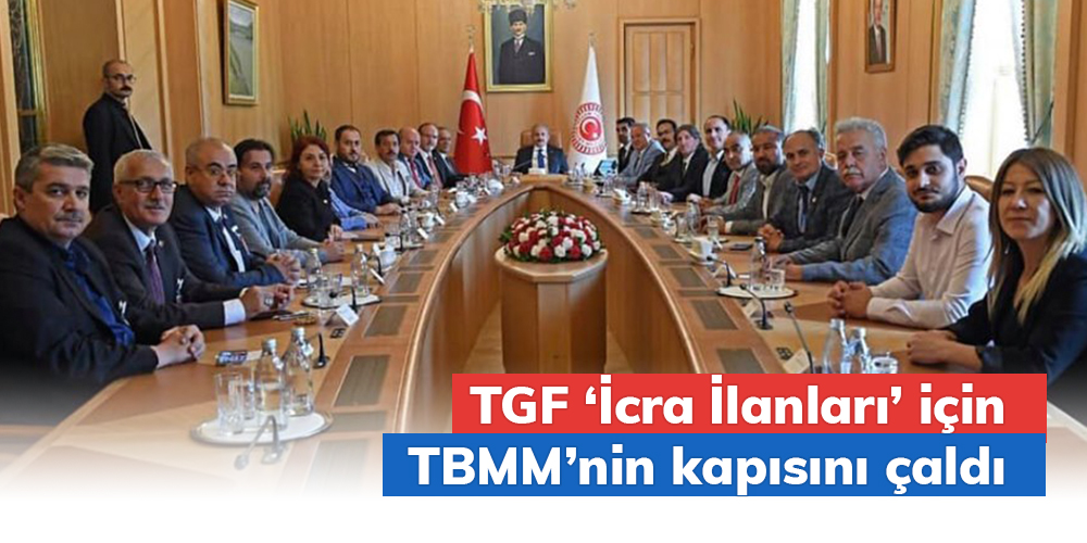 Türkiye Gazeteciler Federasyonu(TGF) yönetimi,