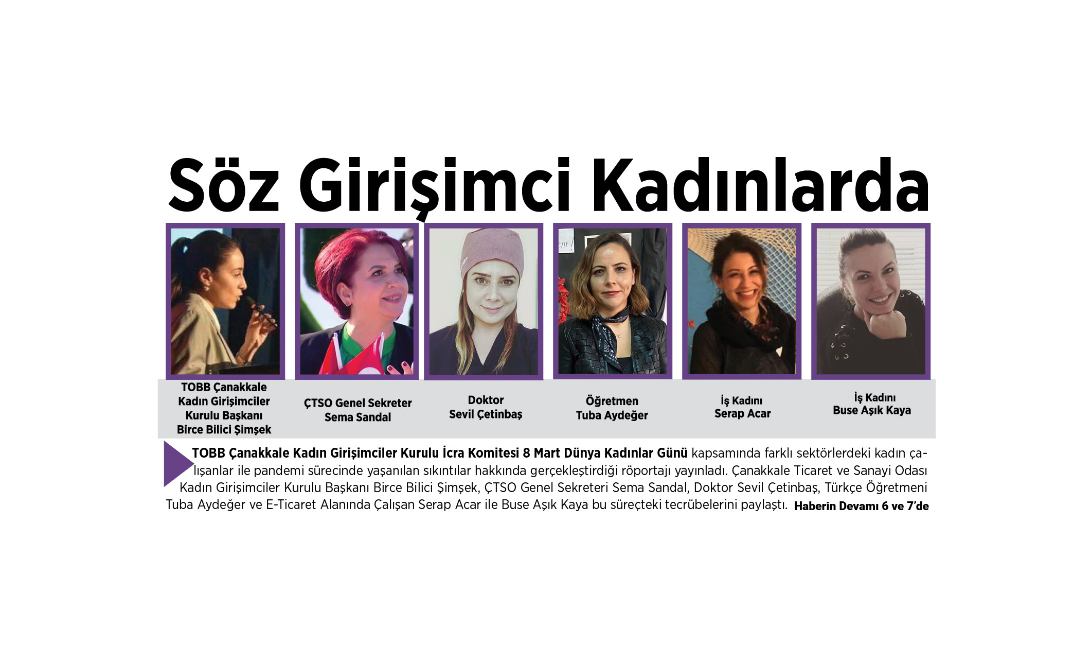 TOBB Çanakkale Kadın Girişimciler