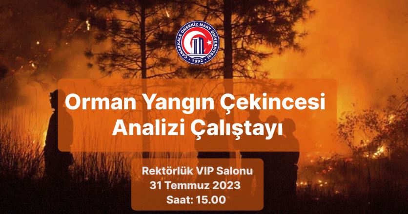 Çanakkale Onsekiz Mart Üniversitesi’nde,