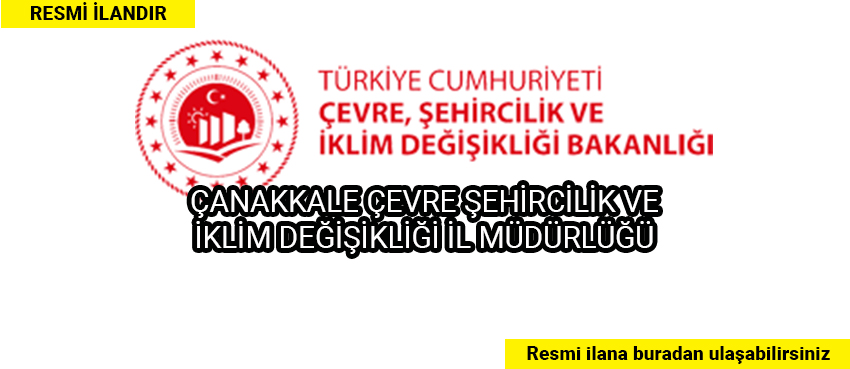 ÇANAKKALE ÇEVRE ŞEHİRCİLİK VE