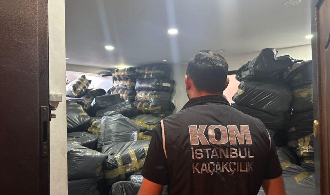 İstanbul’da yurt dışından kaçak