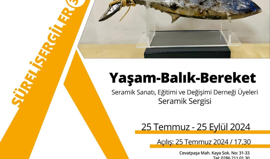 “Yaşam-Balık-Bereket” temalı seramik sergisi