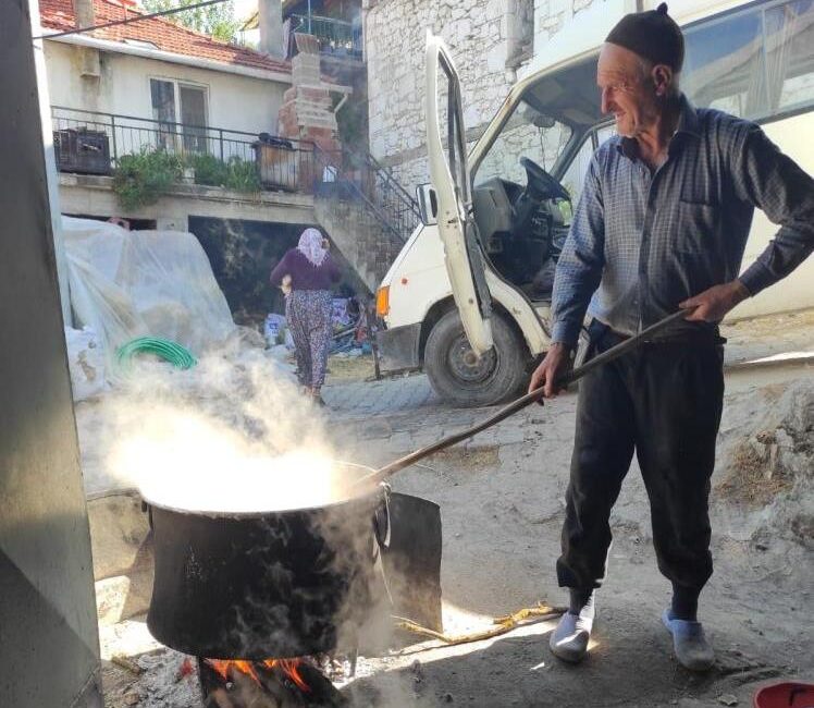 Manisa’nın Selendi ilçesinde üzümde