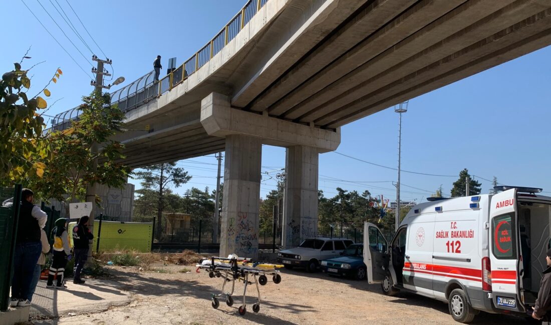 Karaman’da üst geçide çıkarak