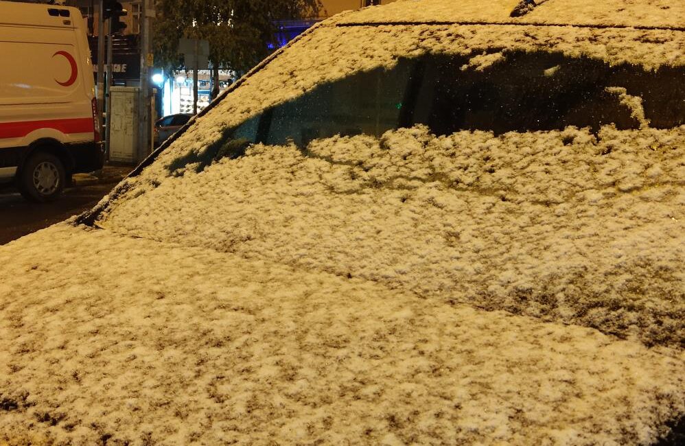 Ardahan’da gece saatlerinde hava