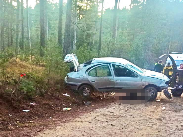 Kastamonu’nun Hanönü ilçesinde otomobilin