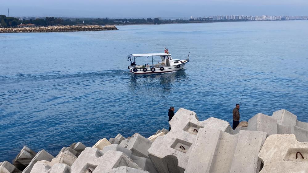 Mersin’in Erdemli ilçesinde denizde