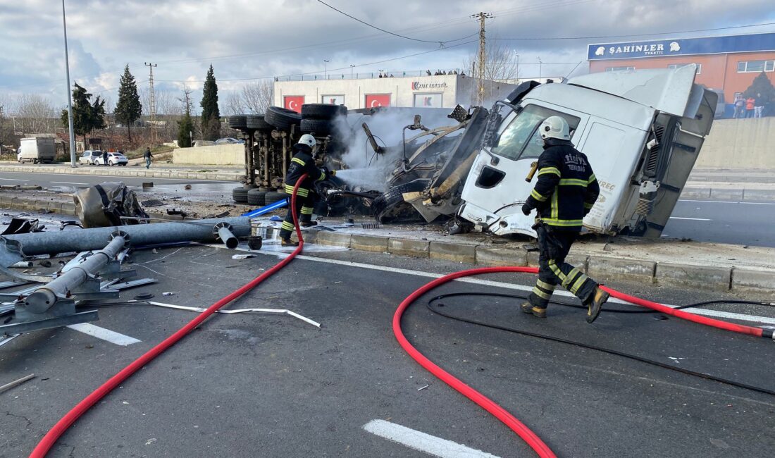 Tekirdağ’ın Malkara ilçesinde meydana