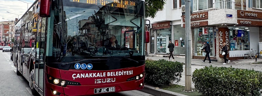 Çanakkale Belediyesi, toplu taşımada