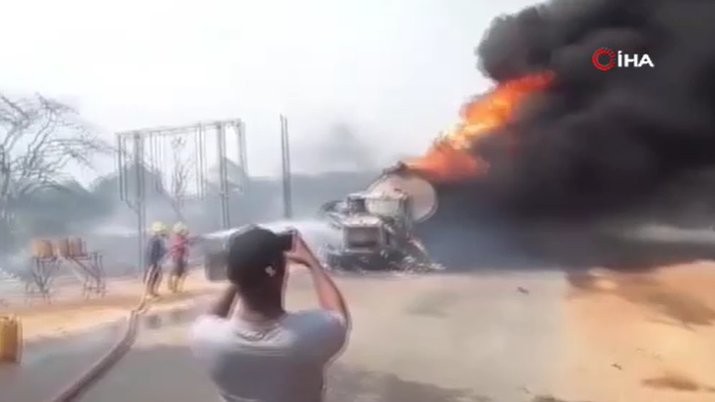 Nijerya’nın Nijer eyaletinde yakıt