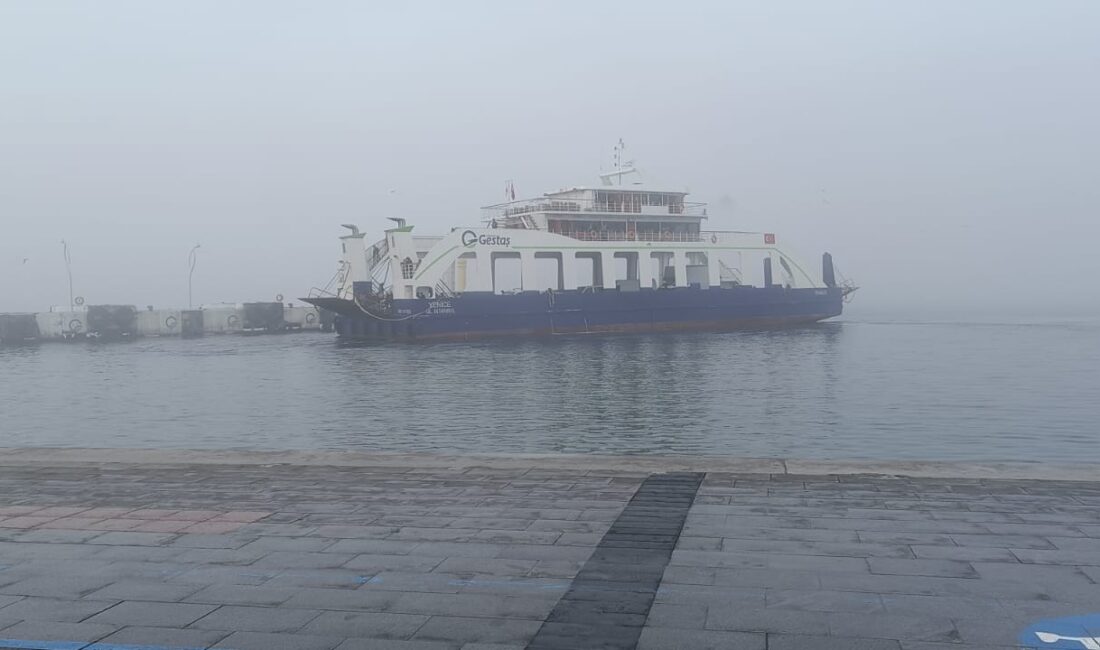 Çanakkale Boğazı’nda yoğun sis