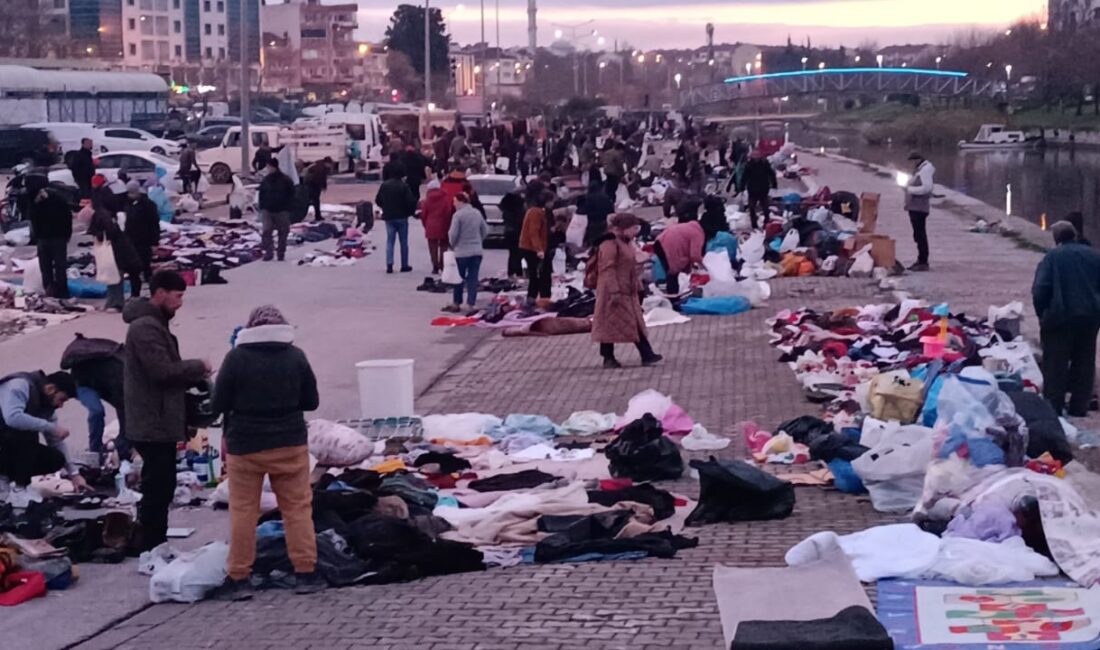 Çanakkale merkezde Sarıçay kenarında