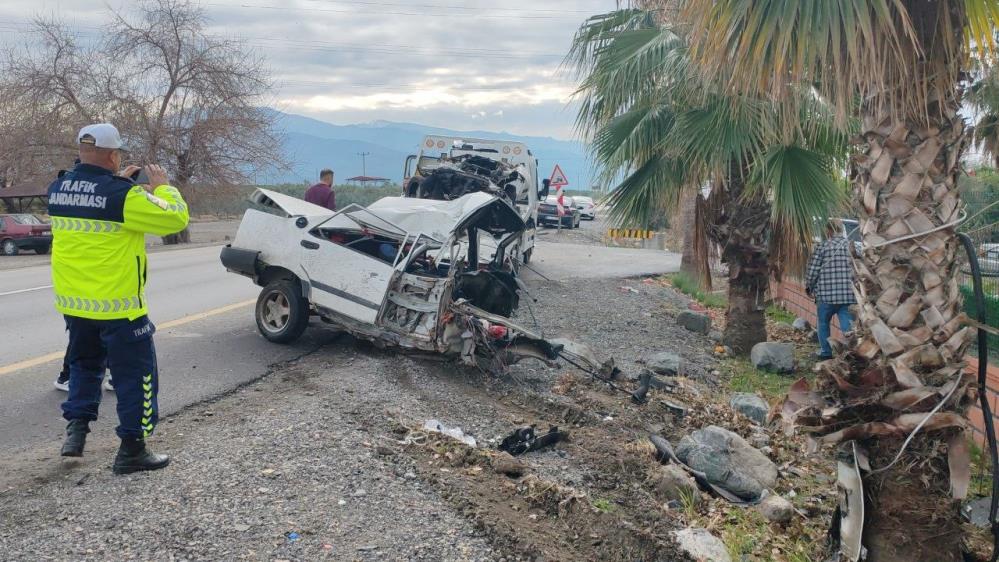 Hatay’ın Erzin ilçesinde ağaca